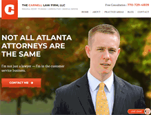 Tablet Screenshot of carnellfirm.com
